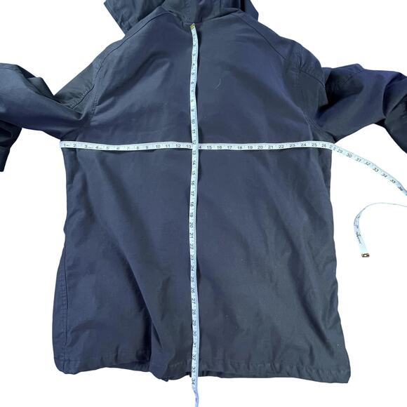 Banana Republic Jacket Mens 2XL Charcoal Hooded Utility Field Canvas Pockets - Picture 6 of 11